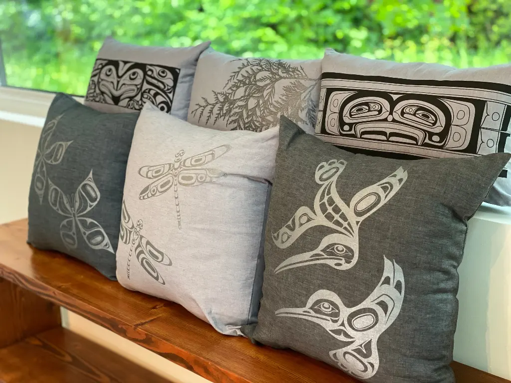 Hemp Pillow Cover 18x18" in assorted colors