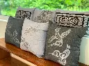 Hemp Pillow Cover 18x18" in assorted colors