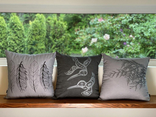 Hemp Pillow Cover 18x18" in assorted colors